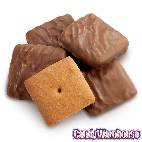 Albanese Milk Chocolate Covered Mini Graham Crackers Candy: 3LB Bag 2 Albanese Milk Chocolate Covered Mini Graham Crackers Candy: 3LB Bag - Image 2