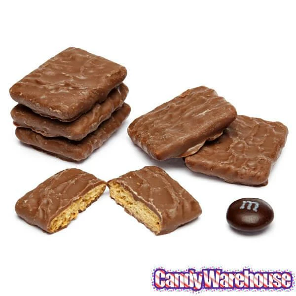 Albanese Milk Chocolate Covered Mini Graham Crackers Candy: 3LB Bag 4 Albanese Milk Chocolate Covered Mini Graham Crackers Candy: 3LB Bag - Image 4