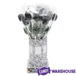 Albert's Foiled Milk Chocolate Roses - Black: 20-Piece Bouquet -CANDY WAREHOUSE Sales albert s foiled milk chocolate roses black 20 piece bouquet candy warehouse 4