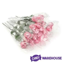 Albert's Foiled Milk Chocolate Roses - Pink: 20-Piece Bouquet 6 Albert's Foiled Milk Chocolate Roses - Pink: 20-Piece Bouquet -CANDY WAREHOUSE Sales albert s foiled milk chocolate roses pink 20 piece bouquet candy warehouse 3