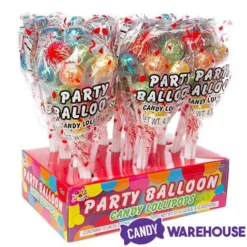 Albert's Party Balloons Lollipop Bouquets: 12-Piece Display -CANDY WAREHOUSE Sales albert s party balloons lollipop bouquets 12 piece display candy warehouse 3