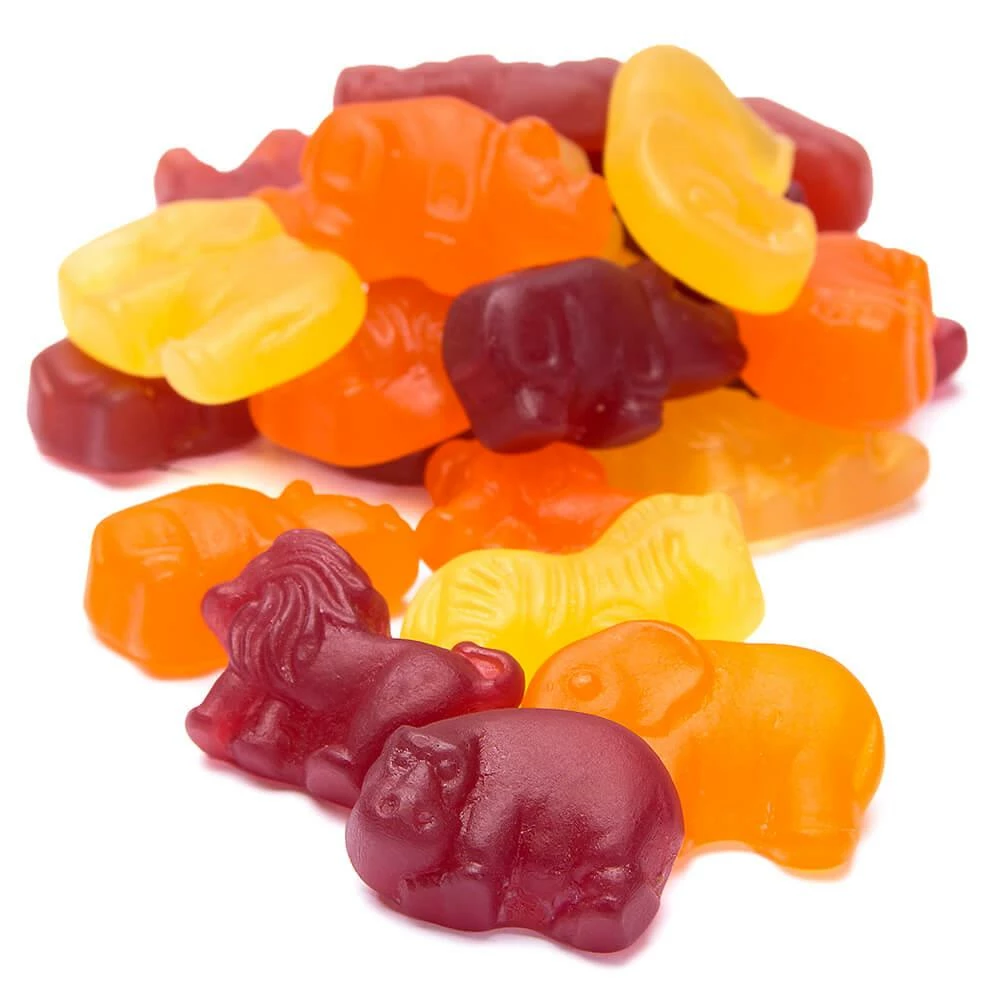 All Natural Zoo Animals Gummy Candy: 2LB Bag 1 All Natural Zoo Animals Gummy Candy: 2LB Bag