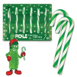 Archie McPhee Pickle Candy Canes: 6-Piece Box 5 Archie McPhee Pickle Candy Canes: 6-Piece Box -CANDY WAREHOUSE Sales archie mcphee pickle candy canes 6 piece box candy warehouse 3