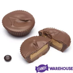 Asher's Giant Chocolate Peanut Butter Caramel Cups: 24-Piece Box -CANDY WAREHOUSE Sales asher s giant chocolate peanut butter caramel cups 24 piece box candy warehouse 3