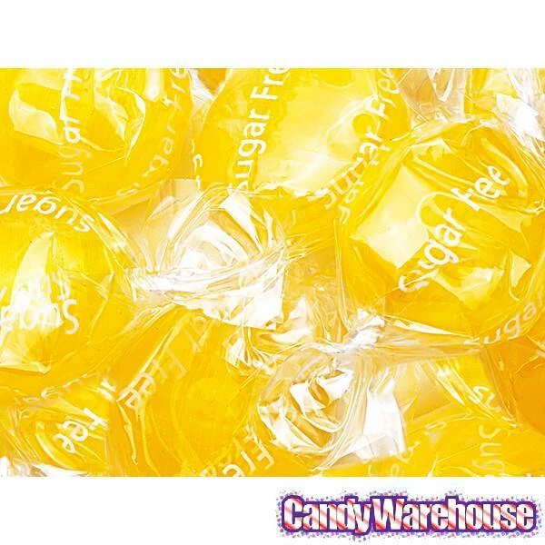 Atkinson Sugar Free Hard Candy Buttons - Lemon: 5LB Bag 2 Atkinson Sugar Free Hard Candy Buttons - Lemon: 5LB Bag - Image 2