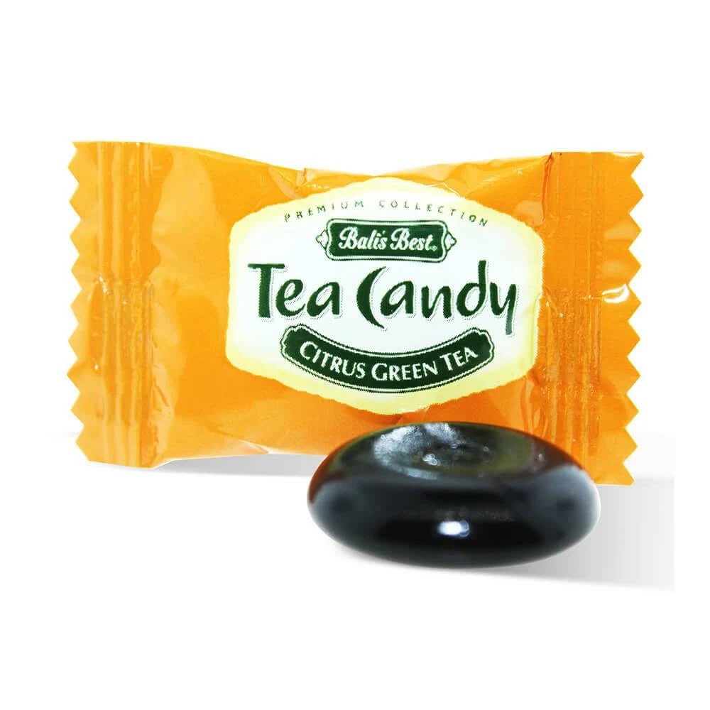 Bali's Best Citrus Green Tea Hard Candy: 1KG Bag 1 Bali's Best Citrus Green Tea Hard Candy: 1KG Bag