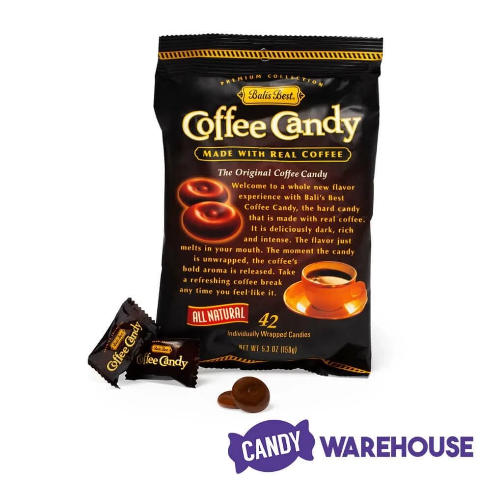 Bali's Best Coffee Candy 5.3-Ounce Bag: 12-Piece Box 2 Bali's Best Coffee Candy 5.3-Ounce Bag: 12-Piece Box - Image 2