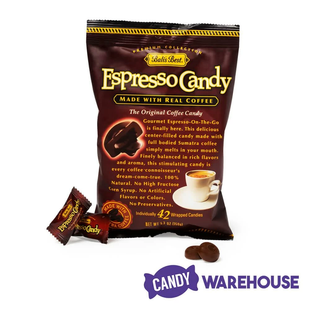 Bali's Best Espresso Candy 5.3-Ounce Bag: 12-Piece Box 2 Bali's Best Espresso Candy 5.3-Ounce Bag: 12-Piece Box - Image 2