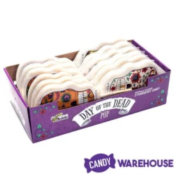 Bee International Day Of The Dead Skull Pops: 12-Piece Display 5 Bee International Day Of The Dead Skull Pops: 12-Piece Display -CANDY WAREHOUSE Sales bee international day of the dead skull pops 12 piece display candy warehouse 3