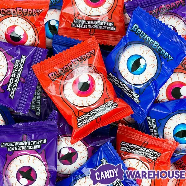 Bee International OOZing Eyeballs Candy: 3-Piece Bag 2 Bee International OOZing Eyeballs Candy: 3-Piece Bag - Image 2