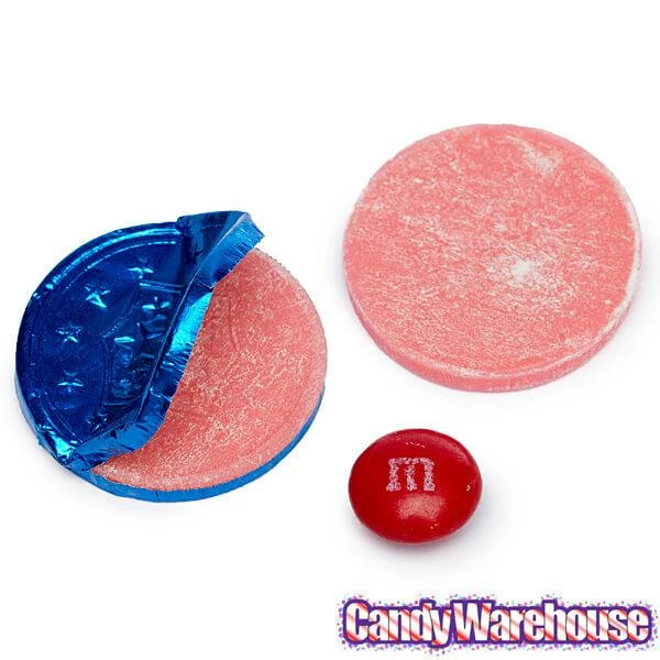 Bee International Patriotic USA Bubble Gum Coins: 100-Piece Bag 2 Bee International Patriotic USA Bubble Gum Coins: 100-Piece Bag - Image 2
