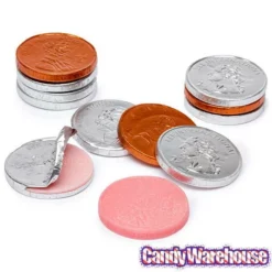 Bee International Silver And Copper Foiled Bubble Gum Coins: 100-Piece Bag 7 Bee International Silver And Copper Foiled Bubble Gum Coins: 100-Piece Bag -CANDY WAREHOUSE Sales bee international silver and copper foiled bubble gum coins 100 piece bag candy warehouse 4 a66f8f3c ae69 41f4 897b 802fd73613b5