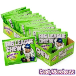 Big League Chew Bubble Gum Packs - Sour Apple: 12-Piece Box 7 Big League Chew Bubble Gum Packs - Sour Apple: 12-Piece Box -CANDY WAREHOUSE Sales big league chew bubble gum packs sour apple 12 piece box candy warehouse 4 c51648a2 4162 4b86 b293 1540e09fc74d