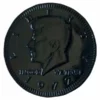 Black Foiled Milk Chocolate Coins: 1LB Bag