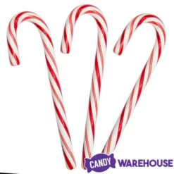 Bobs Sweet Stripes Traditional Red & White Peppermint Candy Canes: 96-Piece Pail -CANDY WAREHOUSE Sales bobs sweet stripes traditional red and white peppermint candy canes 96 piece pail candy warehouse 4