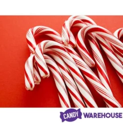 Bobs Sweet Stripes Traditional Red & White Peppermint Candy Canes: 96-Piece Pail -CANDY WAREHOUSE Sales bobs sweet stripes traditional red and white peppermint candy canes 96 piece pail candy warehouse 5