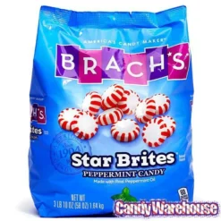 Brach's Peppermint Star Brites Mints Candy: 300-Piece Bag 6 Brach's Peppermint Star Brites Mints Candy: 300-Piece Bag -CANDY WAREHOUSE Sales brach s peppermint star brites mints candy 300 piece bag candy warehouse 3