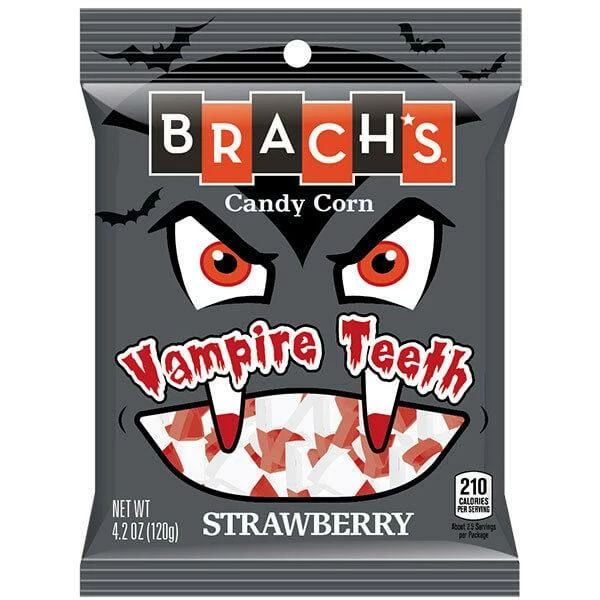 Brach's Vampire Teeth Strawberry Candy Corn: 3LB Box 1 Brach's Vampire Teeth Strawberry Candy Corn: 3LB Box