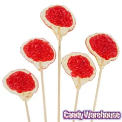 Brain Hard Candy Lollipops: 12-Piece Bag 7 Brain Hard Candy Lollipops: 12-Piece Bag -CANDY WAREHOUSE Sales brain hard candy lollipops 12 piece bag candy warehouse 4