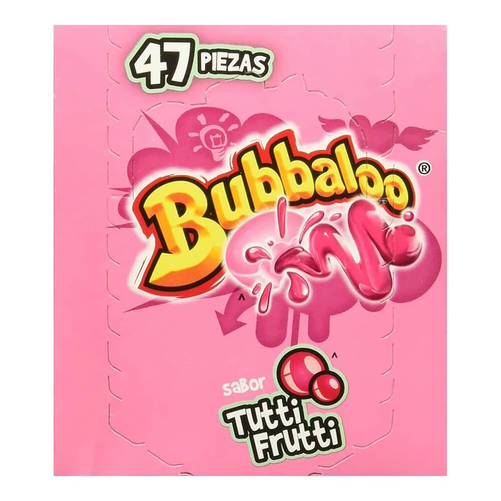 Bubbaloo Liquid Filled Bubblegum - Tutti Frutti: 47-Piece Box 1 Bubbaloo Liquid Filled Bubblegum - Tutti Frutti: 47-Piece Box