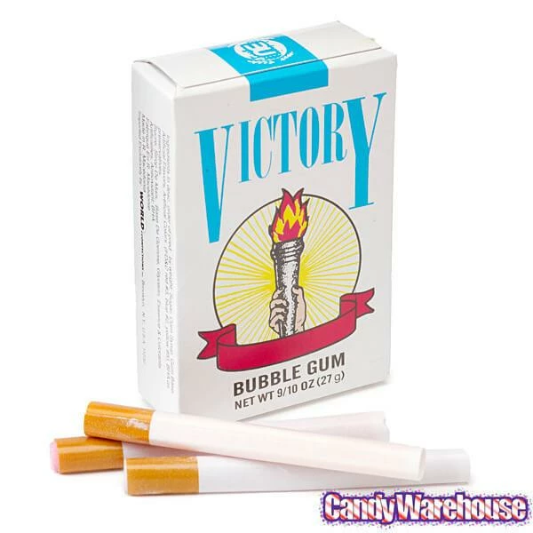 Bubble Gum Candy Cigarettes Packs: 24-Piece Box 2 Bubble Gum Candy Cigarettes Packs: 24-Piece Box - Image 2