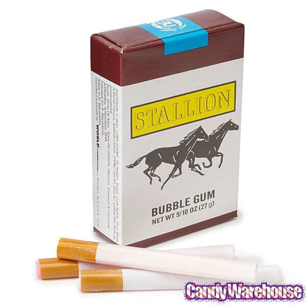 Bubble Gum Candy Cigarettes Packs: 24-Piece Box 3 Bubble Gum Candy Cigarettes Packs: 24-Piece Box - Image 3