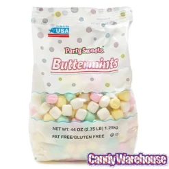 Butter Mint Creams - Assorted Pastels: 2.75LB Bag -CANDY WAREHOUSE Sales butter mint creams assorted pastels 2 75lb bag candy warehouse 4 63dbdbc8 0ef8 42b7 b4b5 bc2b7f285d71