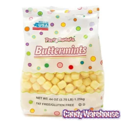 Butter Mints Creams - Yellow: 2.75LB Bag -CANDY WAREHOUSE Sales butter mints creams yellow 2 75lb bag candy warehouse 3
