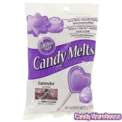 Wilton Candy Melts - Lavender: 12-Ounce Bag 7 Wilton Candy Melts - Lavender: 12-Ounce Bag -CANDY WAREHOUSE Sales candy melts lavender 12 ounce bag candy warehouse 4