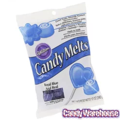 Wilton Candy Melts - Royal Blue: 12-Ounce Bag -CANDY WAREHOUSE Sales candy melts royal blue 12 ounce bag candy warehouse 3