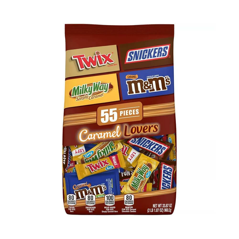 Caramel Lovers M&M-Mars Fun Size Candy Bars Assortment: 55-Piece Bag 7 Caramel Lovers M&M-Mars Fun Size Candy Bars Assortment: 55-Piece Bag - Image 7