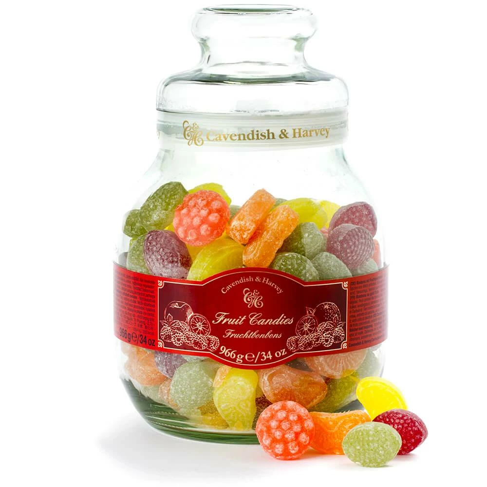 Cavendish And Harvey Fruit Hard Candy: 34-Ounce Jar 1 Cavendish And Harvey Fruit Hard Candy: 34-Ounce Jar