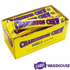 Charleston Chew Candy Bars - Vanilla: 24-Piece Box -CANDY WAREHOUSE Sales charleston chew candy bars vanilla 24 piece box candy warehouse 3