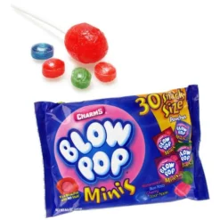 Charms Blow Pop Minis Snack Size Packs: 30-Piece Bag 5 Charms Blow Pop Minis Snack Size Packs: 30-Piece Bag -CANDY WAREHOUSE Sales charms blow pop minis snack size packs 30 piece bag candy warehouse 3 577639d1 3b06 4ad1 8874 087c5a1007e5