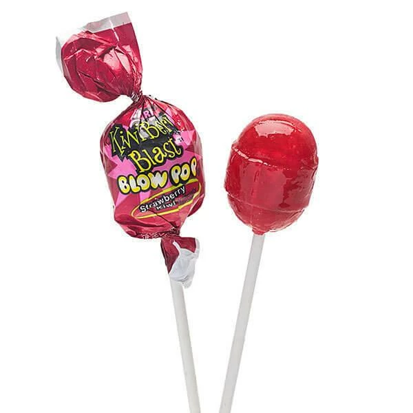 Charms Blow Pops - Kiwi Berry Blast: 48-Piece Box 1 Charms Blow Pops - Kiwi Berry Blast: 48-Piece Box