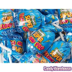 Charms Super Blow Pops - Blue Razz: 72-Piece Set -CANDY WAREHOUSE Sales charms super blow pops blue razz 72 piece set candy warehouse 3