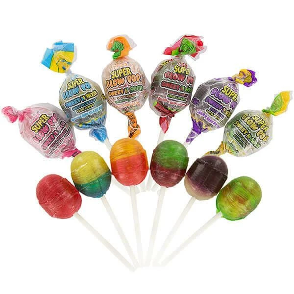 Charms Super Blow Pops - Sweet N Sour: 72-Piece Set 1 Charms Super Blow Pops - Sweet N Sour: 72-Piece Set