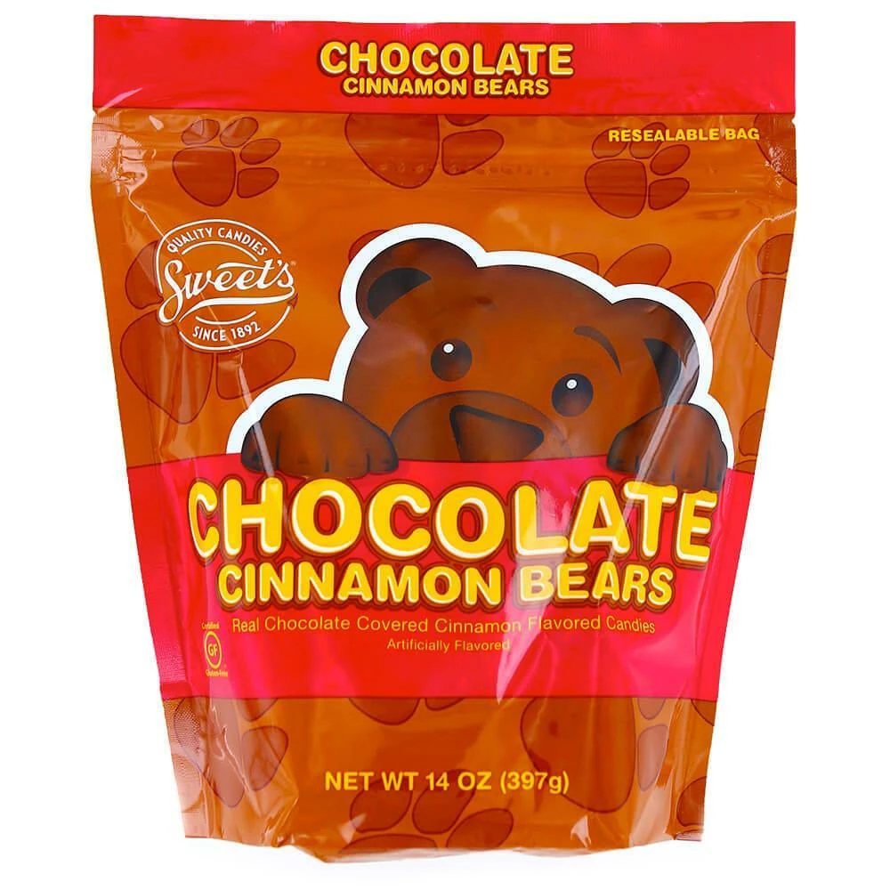 Chocolate Covered Cinnamon Bears: 14-Ounce Bag 1 Chocolate Covered Cinnamon Bears: 14-Ounce Bag