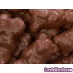 Chocolate Covered Jumbo Gummy Bears: 5LB Box 6 Chocolate Covered Jumbo Gummy Bears: 5LB Box -CANDY WAREHOUSE Sales chocolate covered jumbo gummy bears 5lb box candy warehouse 3