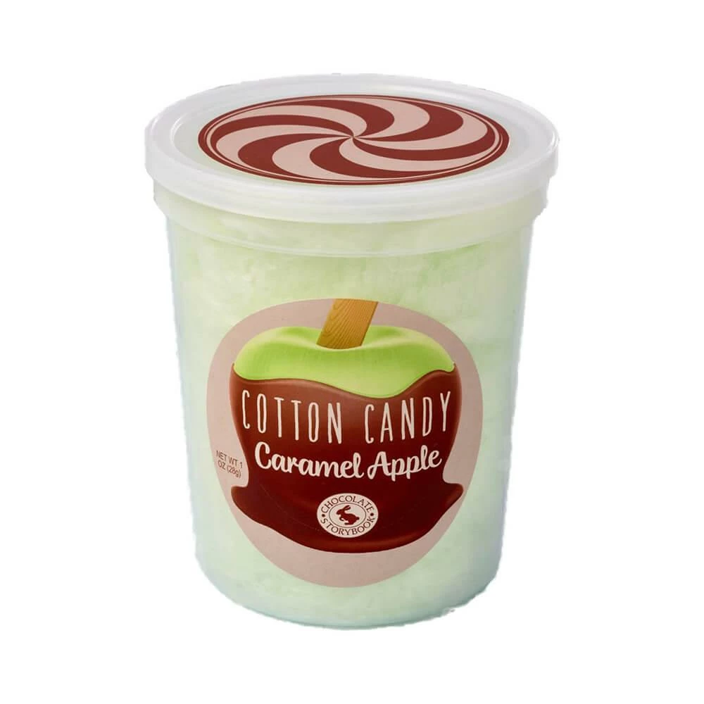 Chocolate Storybook Cotton Candy - Caramel Apple: 1-Ounce Tub 1 Chocolate Storybook Cotton Candy - Caramel Apple: 1-Ounce Tub