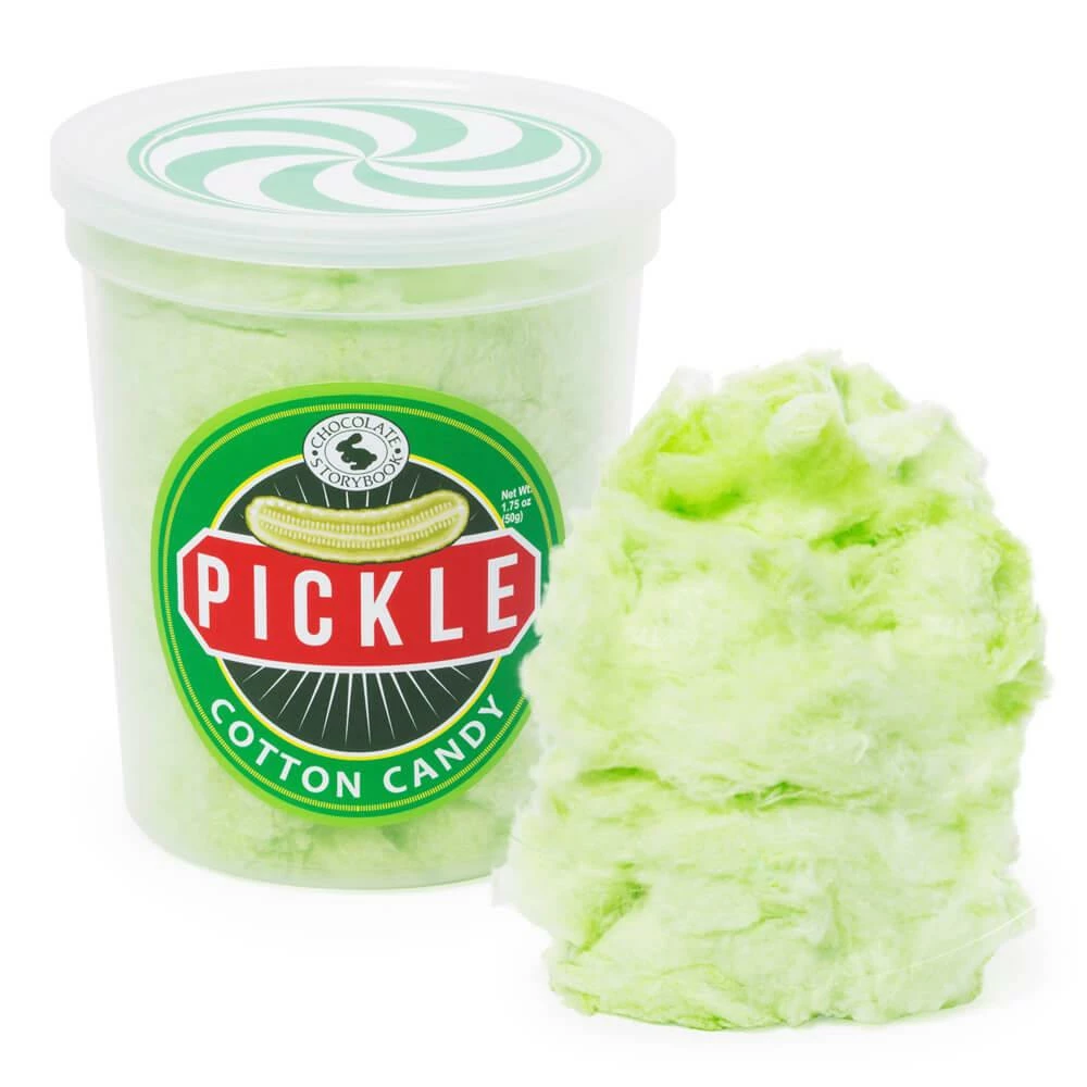 Chocolate Storybook Cotton Candy - Pickle: 1-Ounce Tub 1 Chocolate Storybook Cotton Candy - Pickle: 1-Ounce Tub