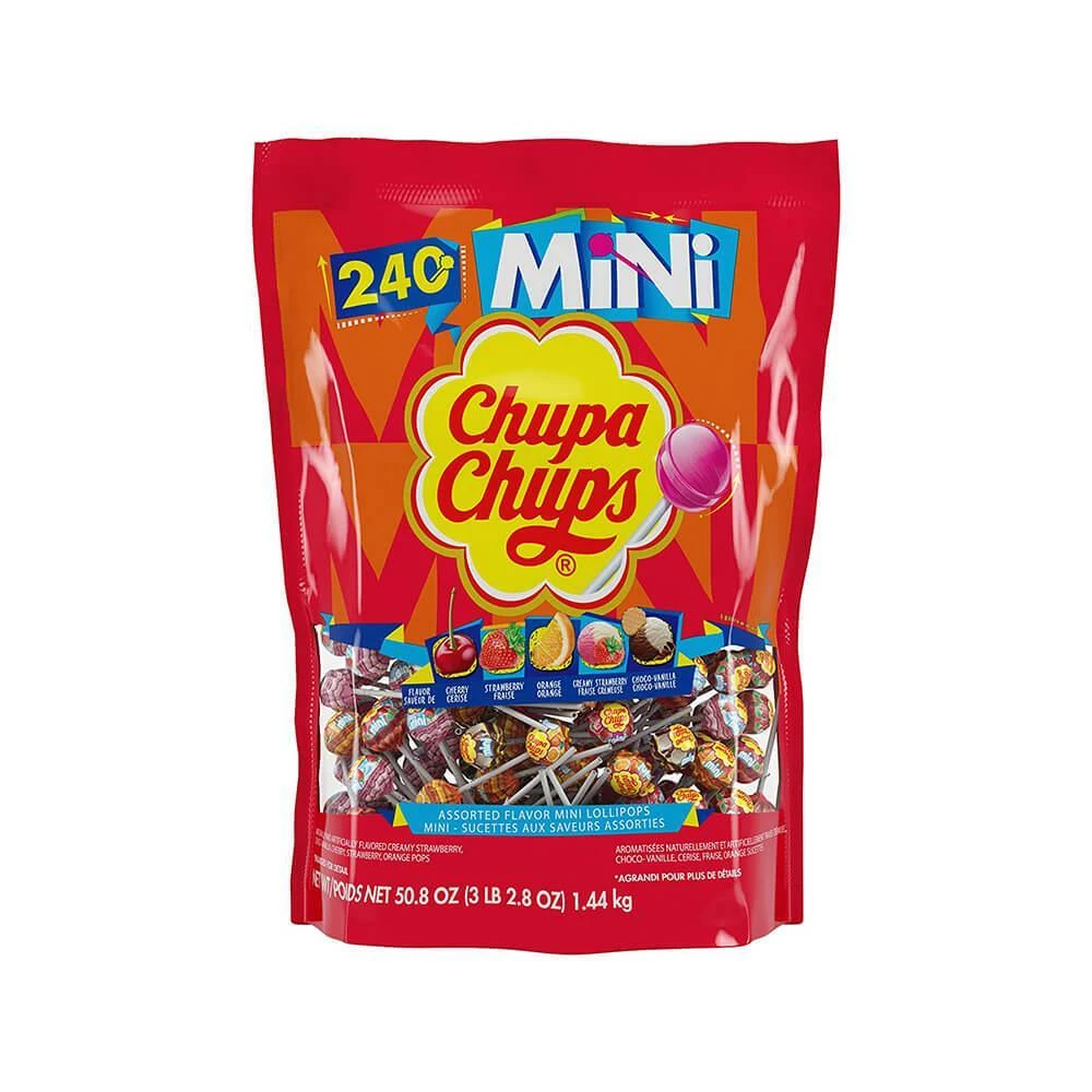 Chupa Chups Mini Lollipops: 240-Piece Bag 1 Chupa Chups Mini Lollipops: 240-Piece Bag