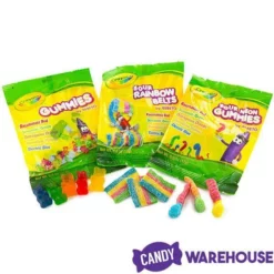 Crayola Gummy Candy Packs: 22-Piece Bag -CANDY WAREHOUSE Sales crayola gummy candy packs 22 piece bag candy warehouse 3