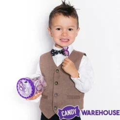 CurlyCutes Petite Crystal Ribbon Pops - Purple Grape: 20-Piece Jar -CANDY WAREHOUSE Sales curlycutes petite crystal ribbon pops purple grape 20 piece jar candy warehouse 3