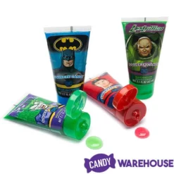 DC Comics Squeeze Candy Tubes: 12-Piece Display -CANDY WAREHOUSE Sales dc comics squeeze candy tubes 12 piece display candy warehouse 3