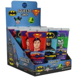 DC Comics Squeeze Candy Tubes: 12-Piece Display -CANDY WAREHOUSE Sales dc comics squeeze candy tubes 12 piece display candy warehouse 4