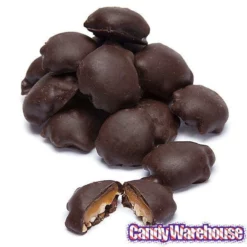 DeMet's Turtles Minis Caramel Nut Cluster Chocolates - Dark Almond: 5-Ounce Bag -CANDY WAREHOUSE Sales demet s turtles minis caramel nut cluster chocolates dark almond 5 ounce bag candy warehouse 4