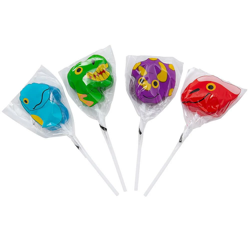 Dinosaur Lollipops: 12-Piece Box 1 Dinosaur Lollipops: 12-Piece Box
