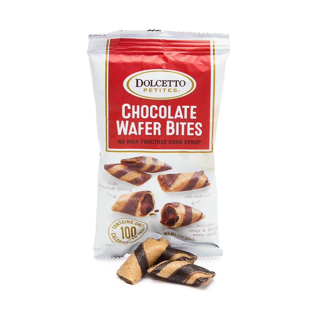 Dolcetto Chocolate-Filled Cookie Bites Packs: 24-Piece Display 1 Dolcetto Chocolate-Filled Cookie Bites Packs: 24-Piece Display