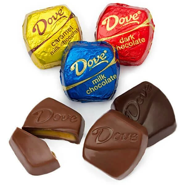 Dove Chocolate Squares Assortment: 150-Piece Bag 1 Dove Chocolate Squares Assortment: 150-Piece Bag